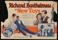 1x505 NEW TOYS herald '25 starring Richard Barthelmess & his real life wife Mary Hay!