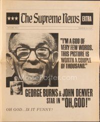 1x507 OH GOD herald '77 directed by Carl Reiner, George Burns, John Denver, Teri Garr