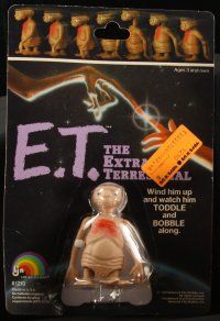 1x232 E.T. THE EXTRA TERRESTRIAL wind-up action figure + set of 6 collectible figures '82 unopened