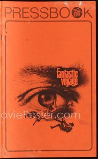 1x605 FANTASTIC VOYAGE pressbook '66 Raquel Welch journeys to the human brain, Richard Fleischer