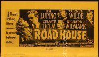 1x680 ROAD HOUSE pressbook '48 Ida Lupino, Cornel Wilde, Richard Widmark, Celeste Holm, noir!