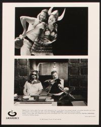 1x751 BIG LEBOWSKI presskit w/ 5 stills '98 Coen Bros classic, Jeff Bridges, Julianne Moore!