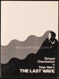 1x859 LAST WAVE presskit '77 Peter Weir cult classic, Richard Chamberlain