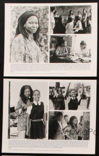 1x940 SARAFINA presskit w/ 4 stills '92 Whoopi Goldberg teaches music to kids in Africa!