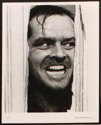 1x948 SHINING presskit w/ 18 stills '80 Stephen King & Stanley Kubrick horror, Jack Nicholson!
