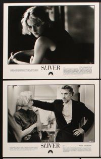 1x953 SLIVER presskit w/ 12 stills '93 William Baldwin, Tom Berenger & sexy Sharon Stone!