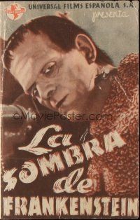 1x553 SON OF FRANKENSTEIN Spanish herald '42 Boris Karloff as monster, Bela Lugosi, Basil Rathbone