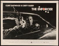 1y147 ENFORCER 1/2sh '76 cool different photo of Clint Eastwood as Dirty Harry by Bill Gold!