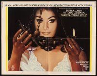 1y173 GHOSTS - ITALIAN STYLE 1/2sh '68 Questi fantasmi, sexy Sophia Loren close up!