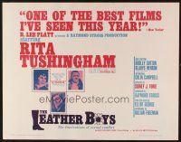 1y279 LEATHER BOYS 1/2sh '66 Rita Tushingham explores the frustrations of sexual conflict!