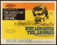 1y281 LEOPARD 1/2sh '63 Luchino Visconti's Il Gattopardo, cool art of Burt Lancaster!