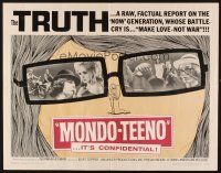 1y326 MONDO TEENO 1/2sh '67 truth about the NOW generation, make love-not war!