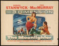 1y327 MOONLIGHTER 1/2sh '53 excellent 3-D image of sexy Barbara Stanwyck & Fred MacMurray!