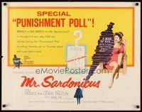 1y338 MR. SARDONICUS 1/2sh '61 William Castle, the only picture with the punishment poll!