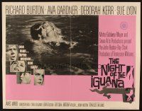 1y351 NIGHT OF THE IGUANA 1/2sh '64 Richard Burton, Ava Gardner, Sue Lyon, Deborah Kerr, Huston