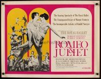 1y397 ROMEO & JULIET 1/2sh '66 Margot Fonteyn, Rudolf Nureyev, English ballet version!