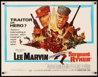 1y422 SERGEANT RYKER 1/2sh '68 is Lee Marvin an enemy agent or U.S. sergeant in the Korean War!