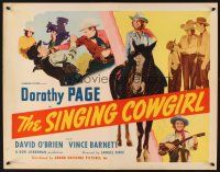 1y435 SINGING COWGIRL style B 1/2sh '39 pretty Dorothy Page on horseback, western action!