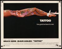 1y477 TATTOO 1/2sh '81 Bruce Dern, Maud Adams, sexy body art & bondage image!