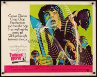 1y510 TWISTED NERVE 1/2sh '69 Hayley Mills, Roy Boulting English horror, cool psychedelic art!