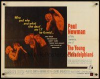 1y555 YOUNG PHILADELPHIANS 1/2sh '59 rich lawyer Paul Newman defends friend from murder charges!
