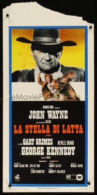 1z016 CAHILL Italian locandina '73 George Kennedy, classic United States Marshall big John Wayne!