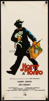 1z051 HARRY & TONTO Italian locandina '79 Paul Mazursky, Art Carney, Ellen Burstyn, Larry Hagman