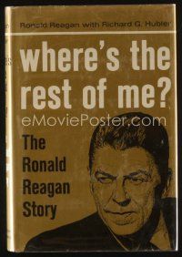 2a193 RONALD REAGAN signed fourth printing hardcover book '65 his