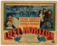 2a106 LOST HORIZON signed TC '37 by Frank Capra, Sam Jaffe AND Jane Wyatt!