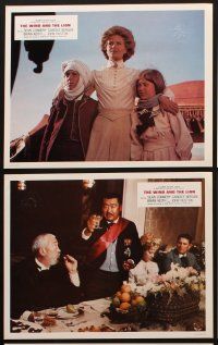 2b076 WIND & THE LION 14 French LCs '75 Sean Connery & Candice Bergen, directed by John Milius!