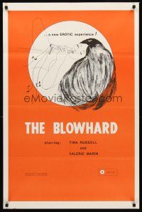 2c099 BLOWHARD 1sh '74 Tina Russell, Valerie Marin, a new erotic experience!