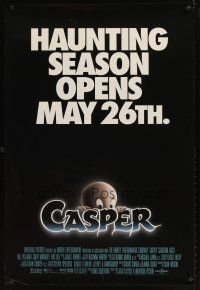 2c127 CASPER advance DS 1sh '95 Christina Ricci, Bill Pullman, Haunting season!