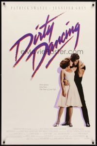 2c200 DIRTY DANCING 1sh '87 great image of Patrick Swayze & Jennifer Grey dancing!