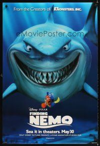 2c248 FINDING NEMO advance DS 1sh '03 best Disney & Pixar animated fish movie, Bruce!