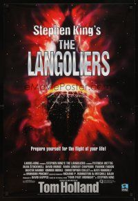 2c374 LANGOLIERS video 1sh '95 Stephen King, Patricia Wetting, Dean Stockwell, David Morse!