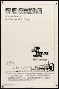 2c378 LAST PICTURE SHOW 1sh '71 Peter Bogdanovich, Jeff Bridges, Ellen Burstyn, Tim Bottoms