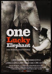 2c489 ONE LUCKY ELEPHANT 1sh '10 David Balding & Flora, a ten thousand pound love story!