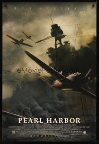 2c501 PEARL HARBOR advance DS 1sh '01 Ben Affleck, World War II fighter planes over battleship!