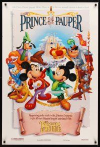 2c559 RESCUERS DOWN UNDER/PRINCE & THE PAUPER DS 1sh '90 Disney cartoon double-bill!