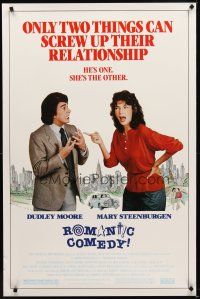 2c583 ROMANTIC COMEDY 1sh '83 Dudley Moore & Mary Steenburgen are working things out!
