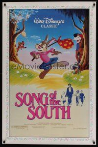 2c640 SONG OF THE SOUTH 1sh R86 Walt Disney, Uncle Remus, Br'er Rabbit & Br'er Bear!