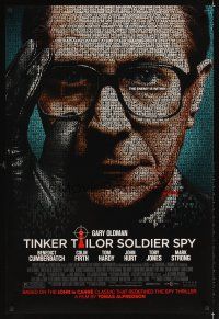 2c705 TINKER TAILOR SOLDIER SPY DS 1sh '11 cool image of Gary Oldman!
