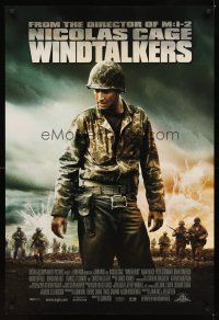 2c774 WINDTALKERS int'l 1sh '02 World War II soldier Nicolas Cage, directed by John Woo!