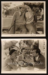 2e739 PART TIME WIFE 2 8x10 stills '30 Edmund Lowe & Leila Hyams are husband and wife golfers!