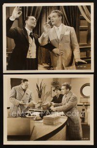2e749 SOMETHING TO SING ABOUT 2 8x10 stills '37 James Cagney comparing hats with Lockhart & singing!