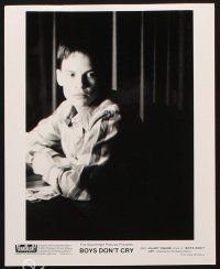 2e699 BOYS DON'T CRY 2 8x10 stills '99 great portraits of Hilary Swank as Brandon Teena,true story!