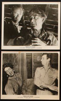 2e416 HEROES & SINNERS 8 8x10 stills '59 Les heros sont fatigues, Curt Jurgens, Yves Montand