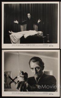 2e638 SATANIC RITES OF DRACULA 4 8x10 stills '74 vampire Christopher Lee, Peter Cushing, wild!