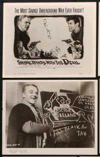 2e443 SHAKE HANDS WITH THE DEVIL 8 8x10 stills '59 James Cagney, pretty Dana Wynter, Glynis Johns