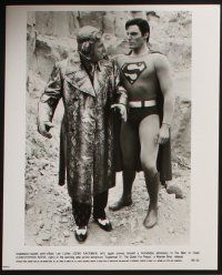 2e467 SUPERMAN IV 8 8x10 stills '87 superhero Christopher Reeve, Gene Hackman, Margot Kidder